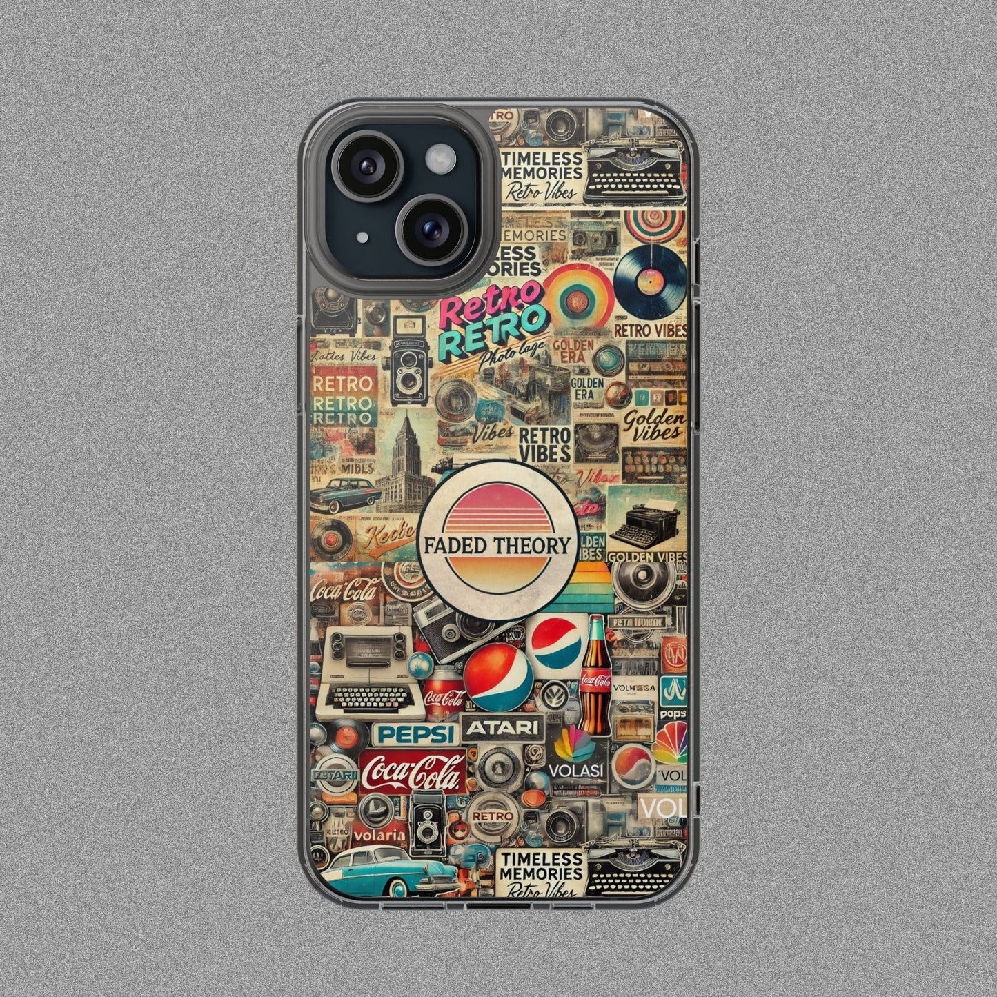 La Collagé Clear Phone Case