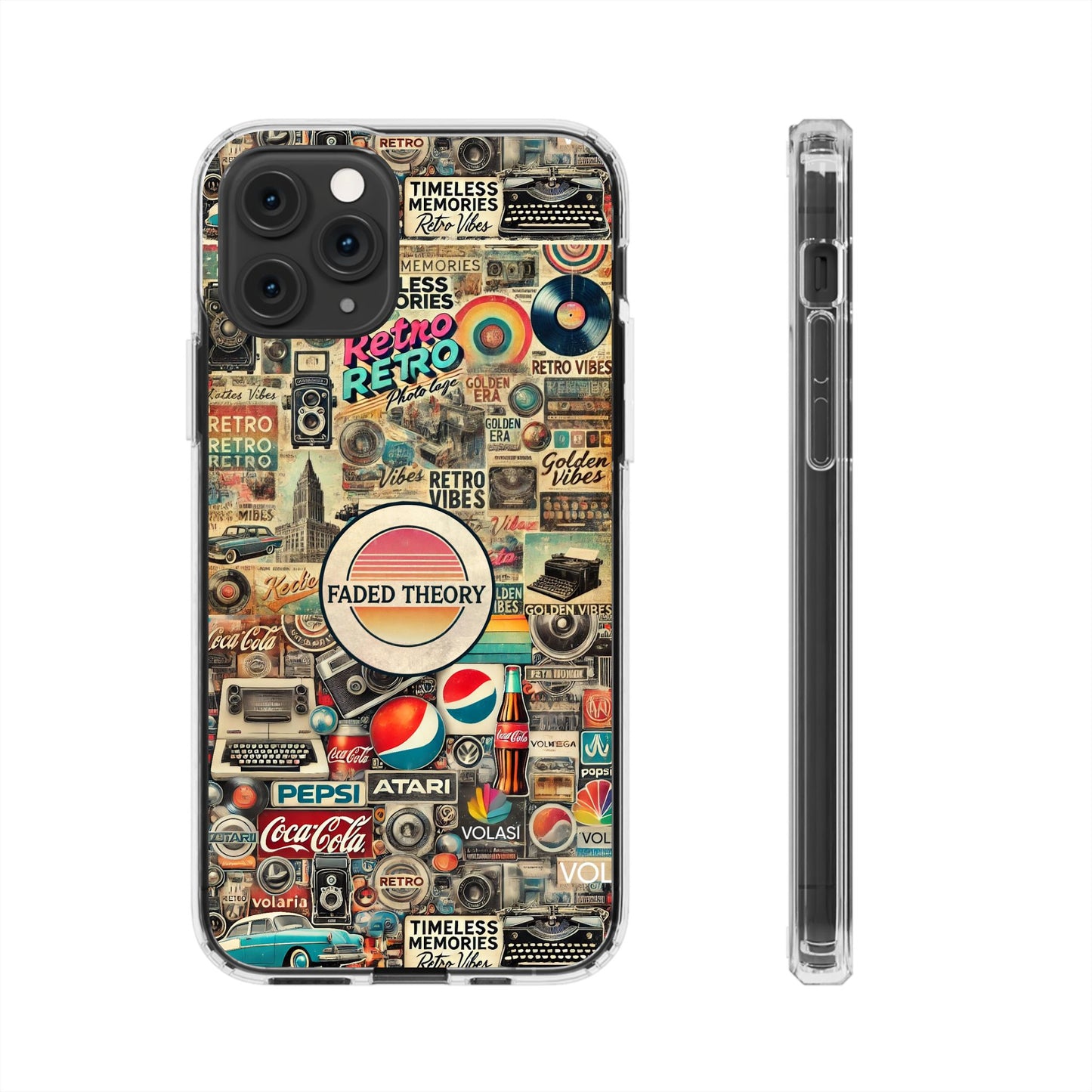 La Collagé Clear Phone Case