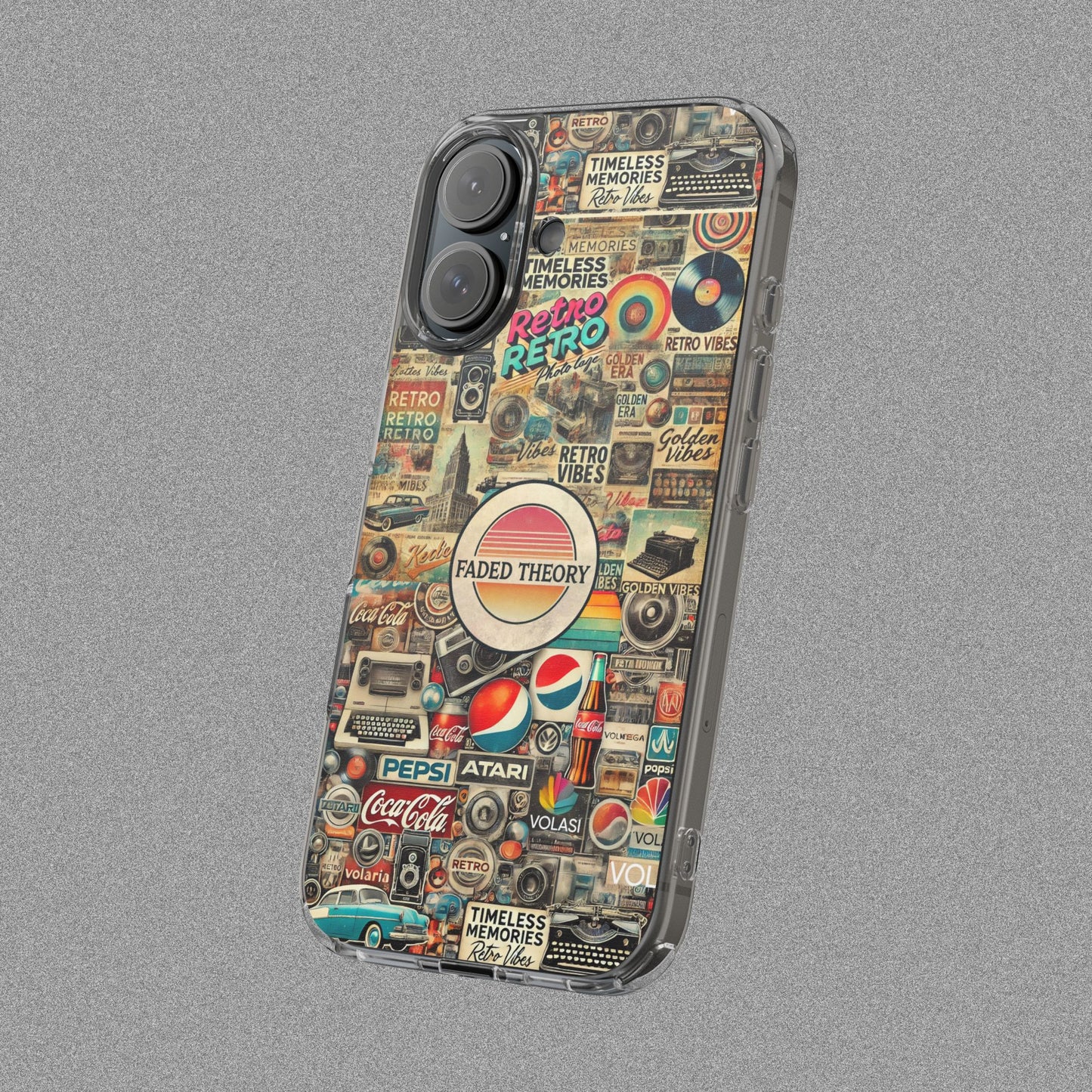 La Collagé Clear Phone Case