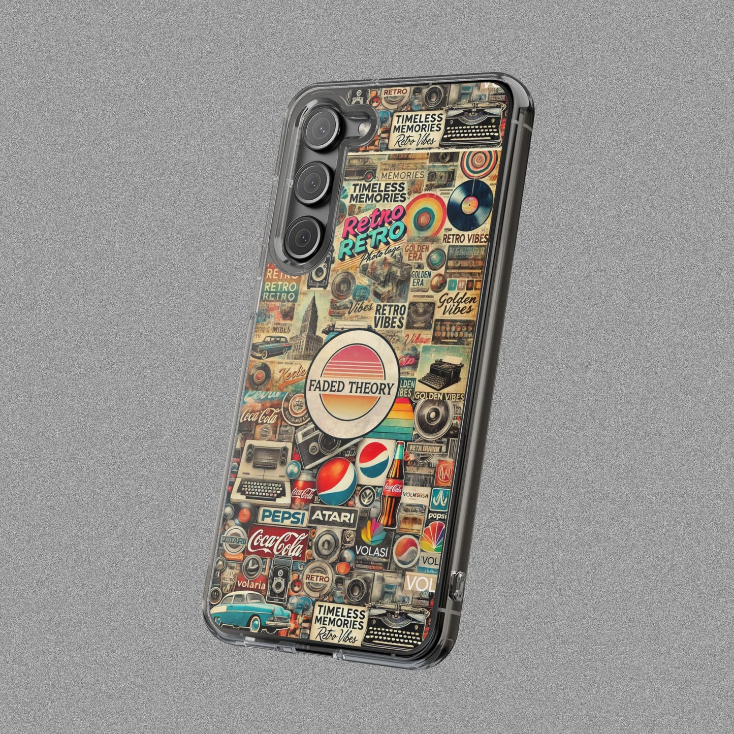 La Collagé Clear Phone Case