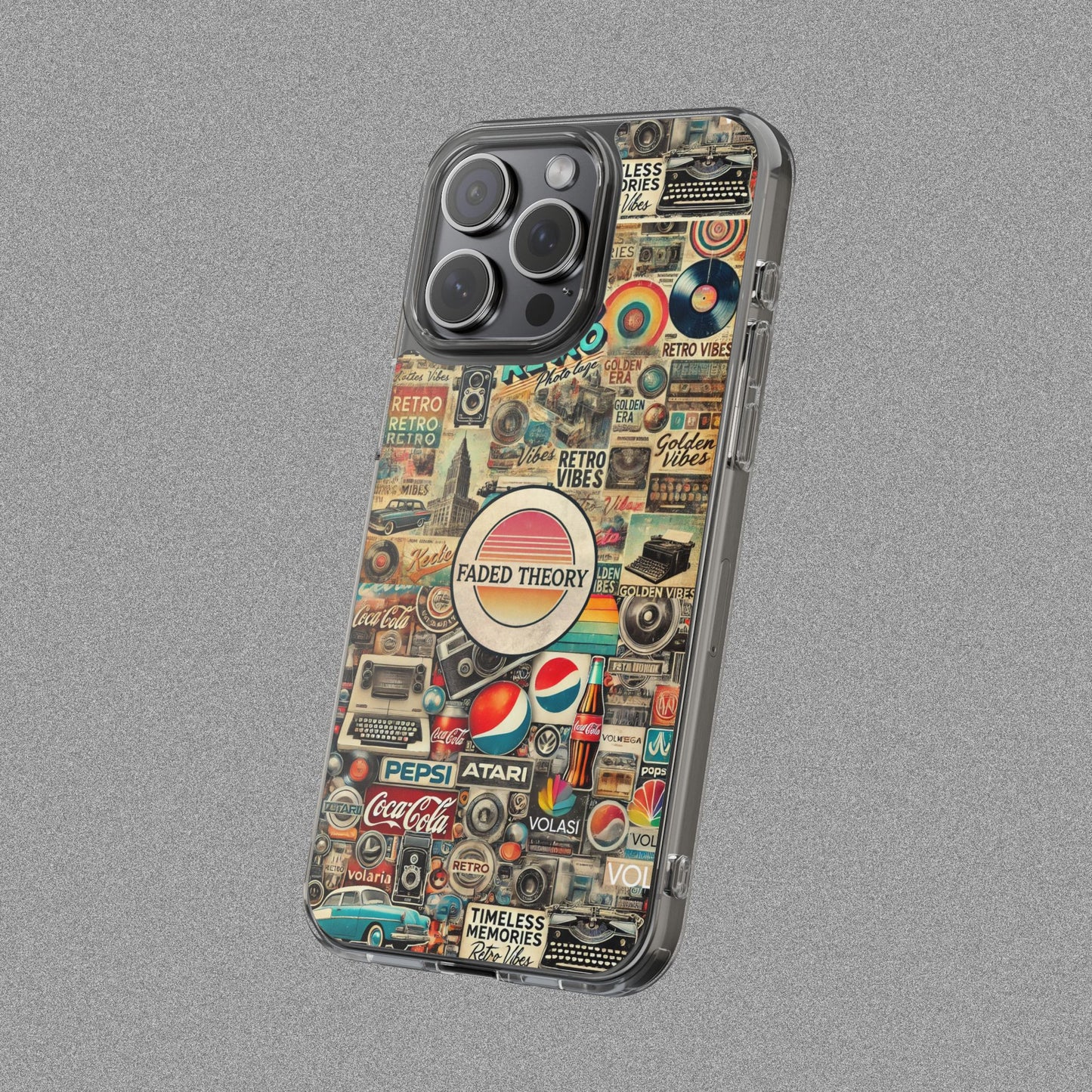 La Collagé Clear Phone Case