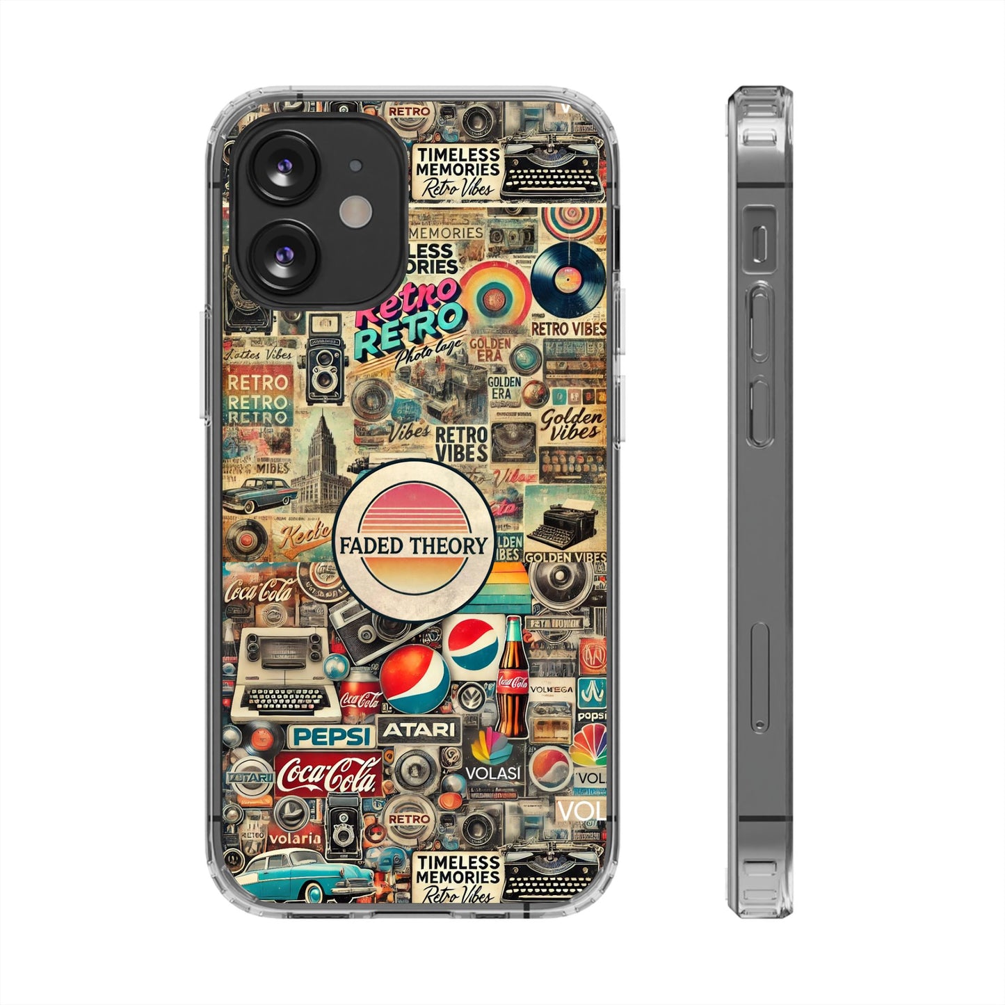 La Collagé Clear Phone Case