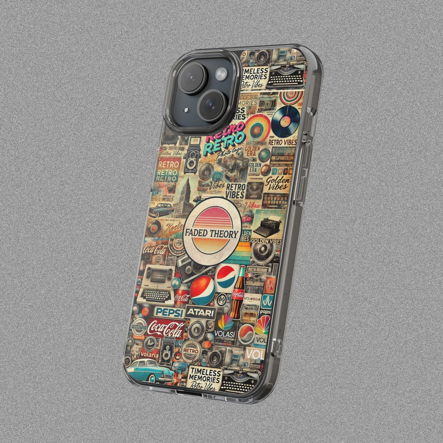 La Collagé Clear Phone Case