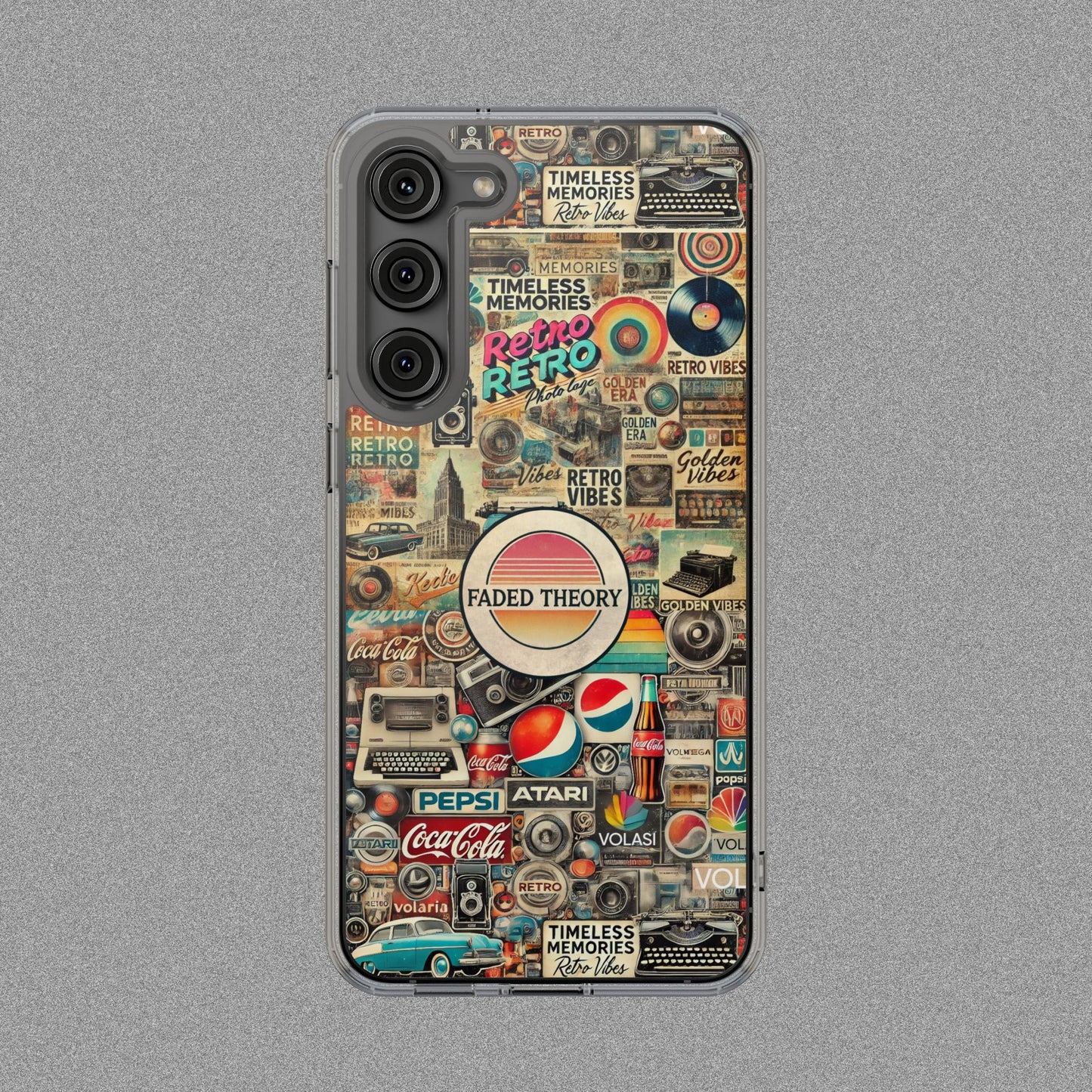 La Collagé Clear Phone Case