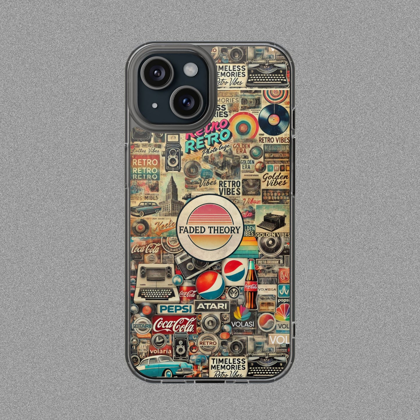 La Collagé Clear Phone Case