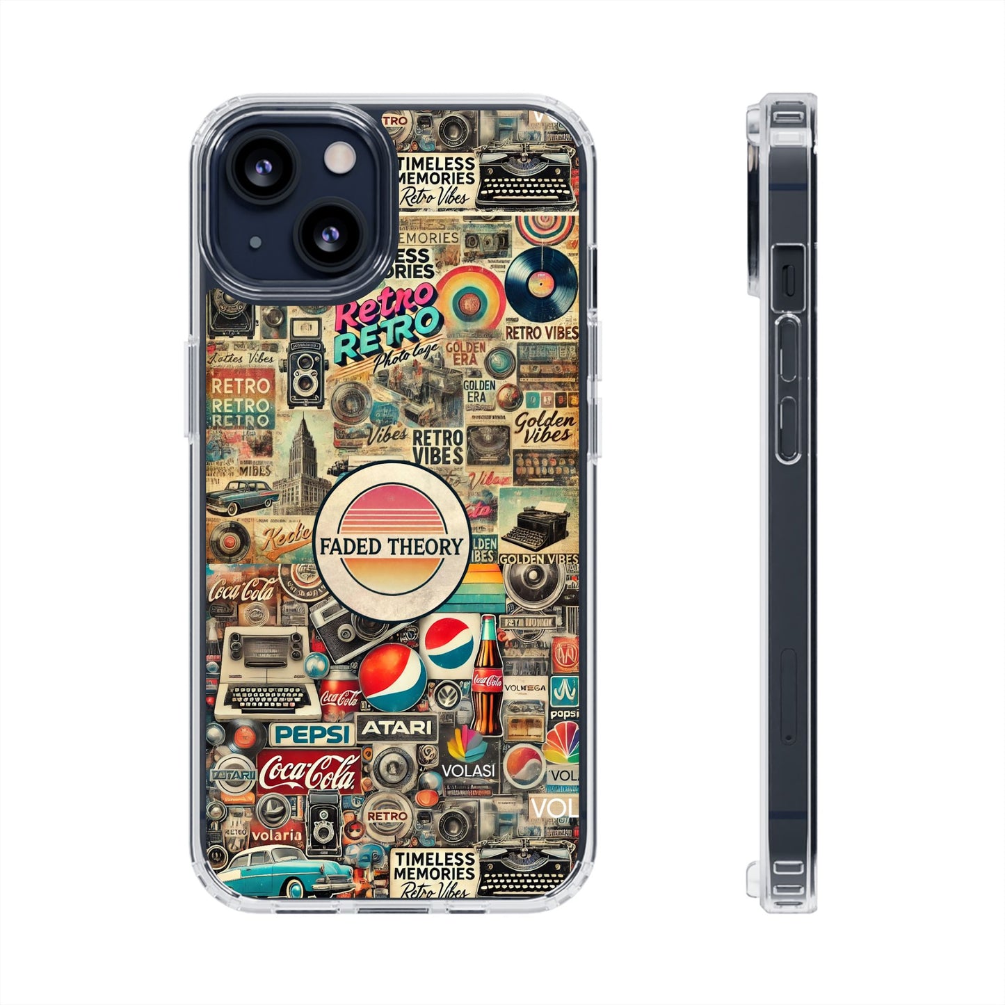 La Collagé Clear Phone Case