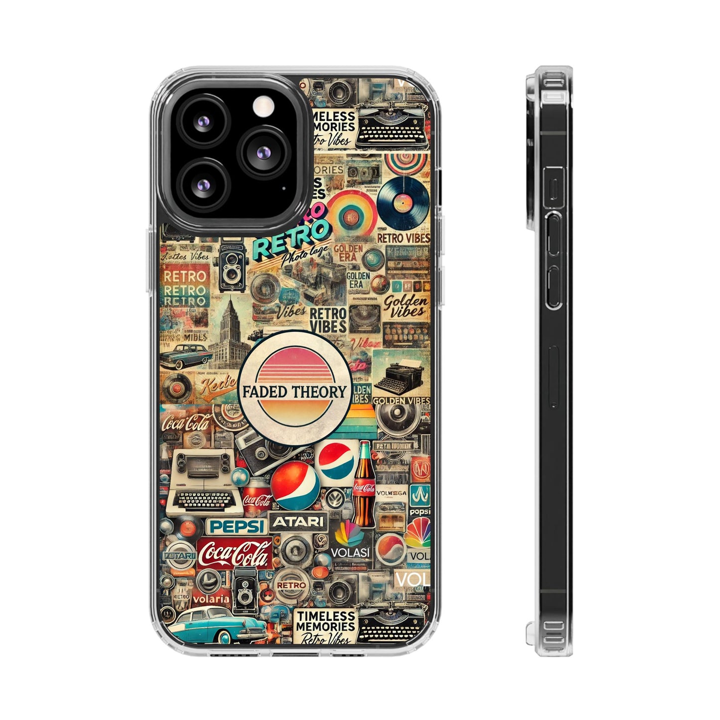 La Collagé Clear Phone Case