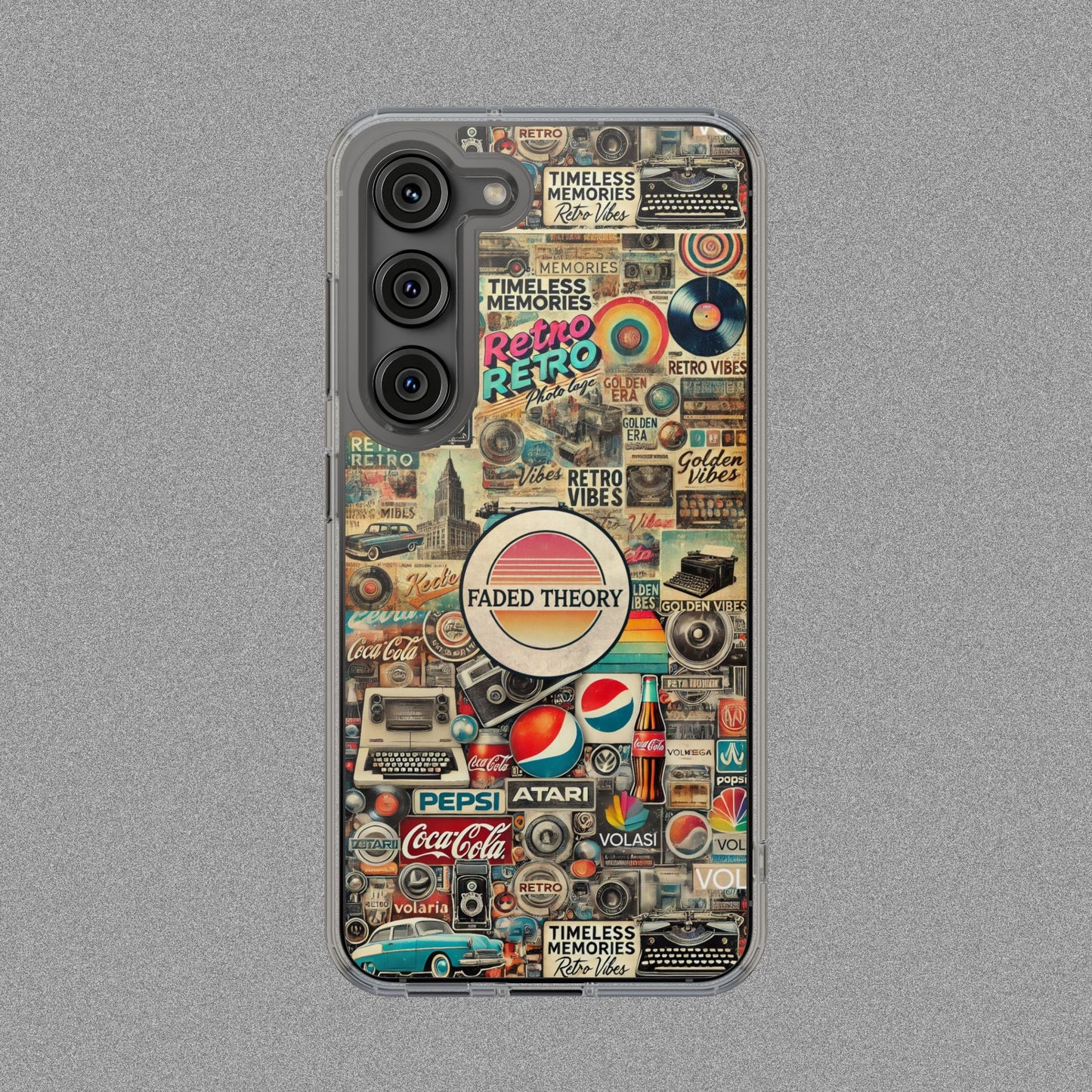 La Collagé Clear Phone Case