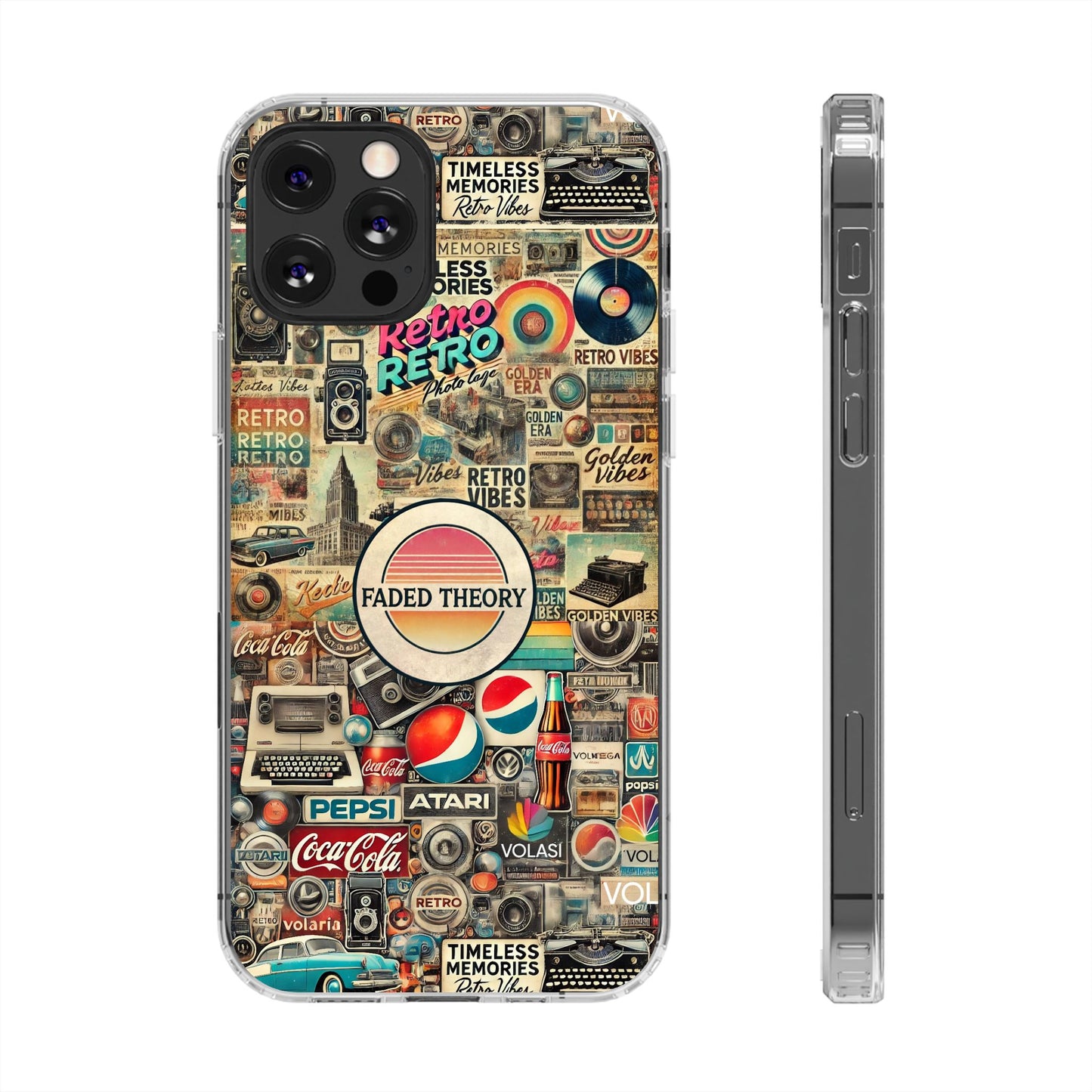 La Collagé Clear Phone Case