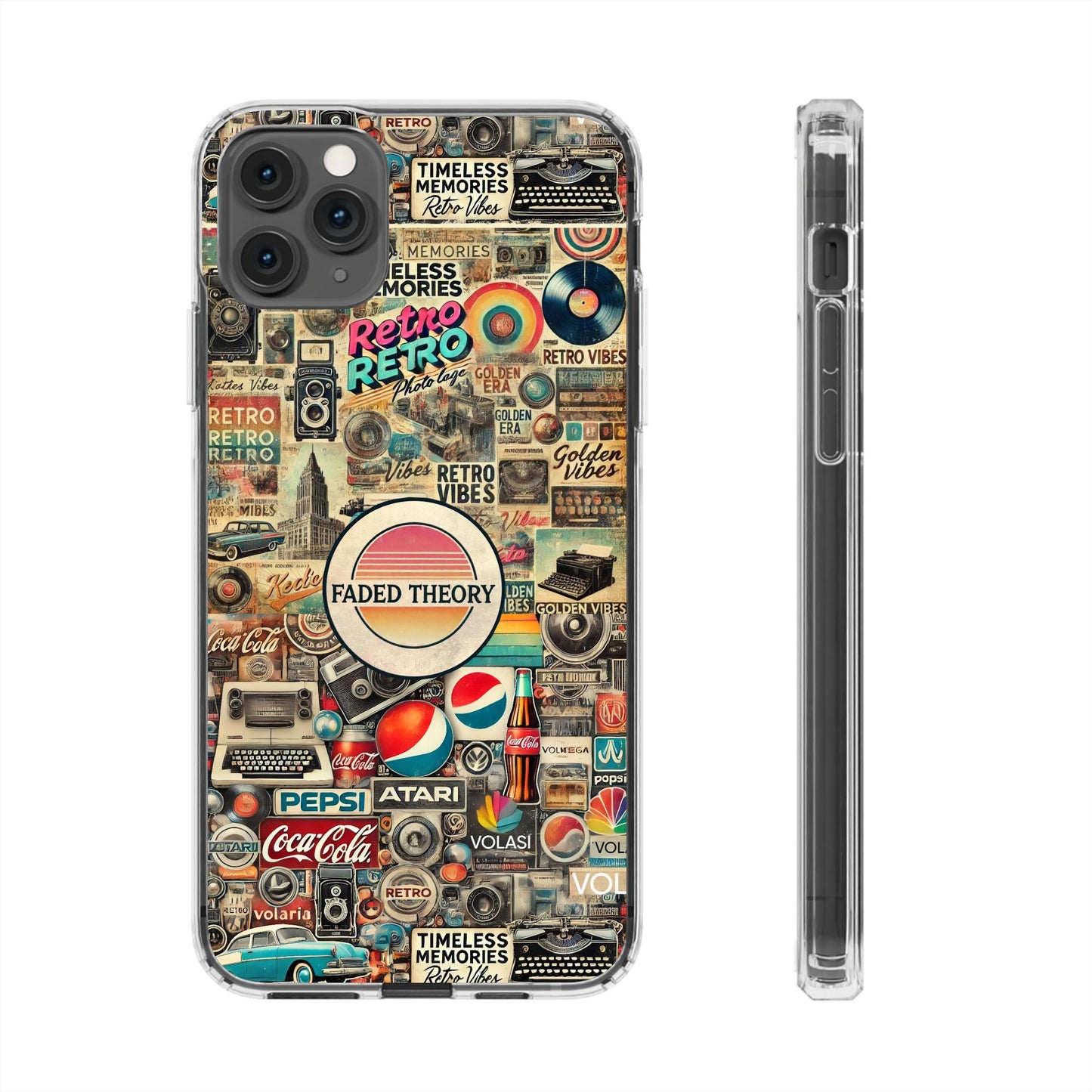 La Collagé Clear Phone Case