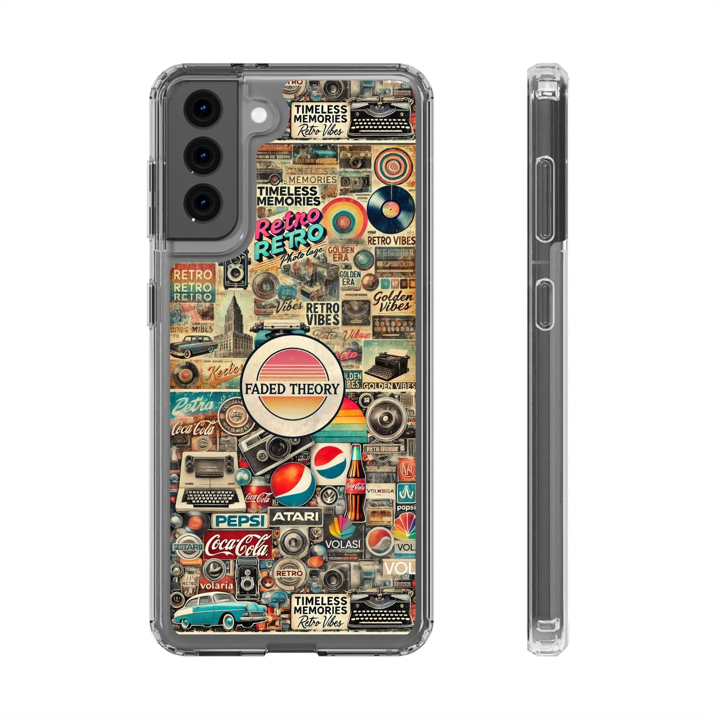 La Collagé Clear Phone Case