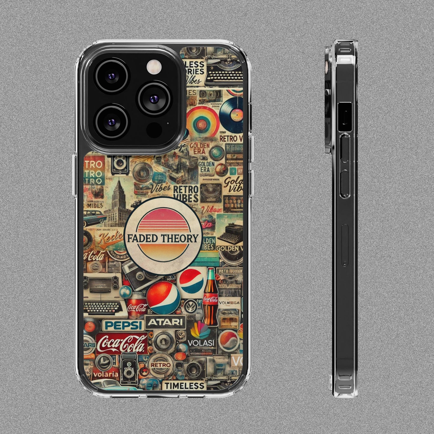 La Collagé Clear Phone Case