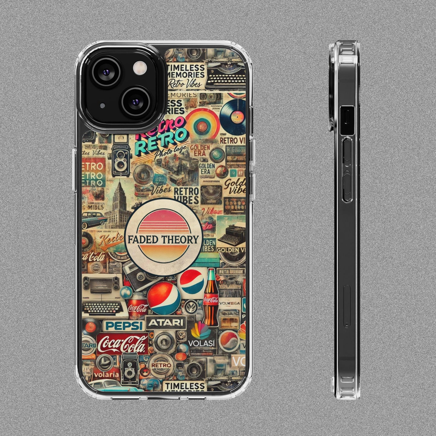 La Collagé Clear Phone Case