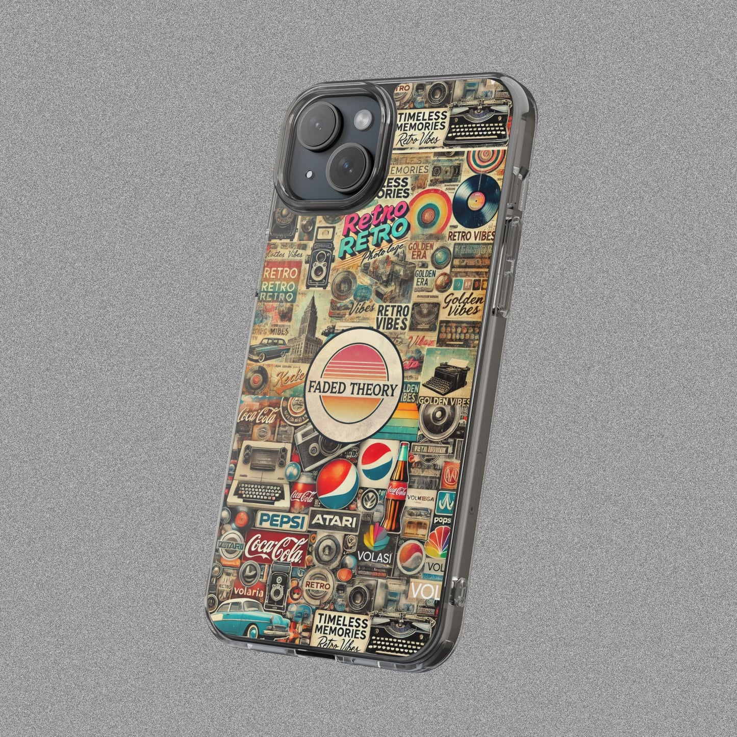 La Collagé Clear Phone Case