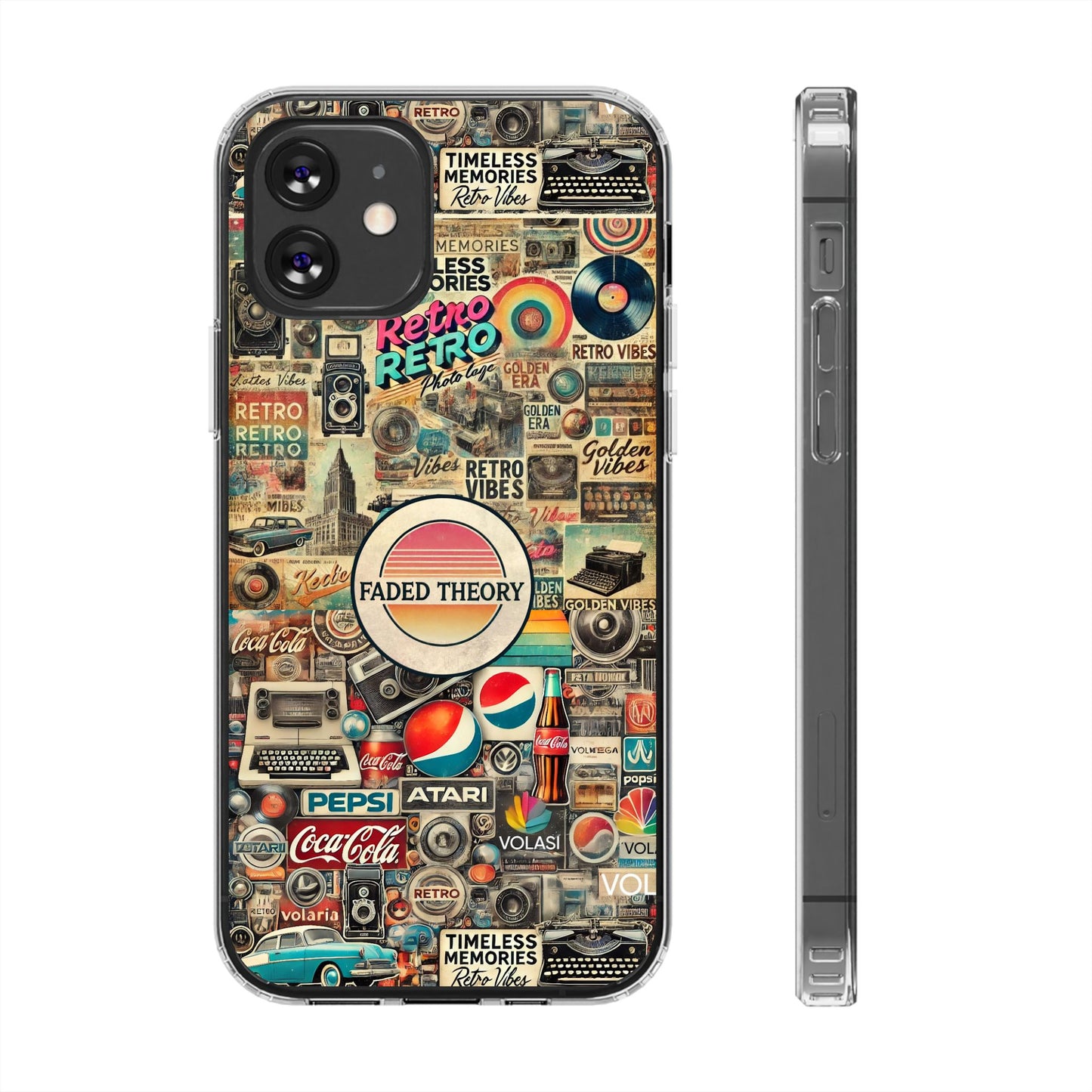 La Collagé Clear Phone Case