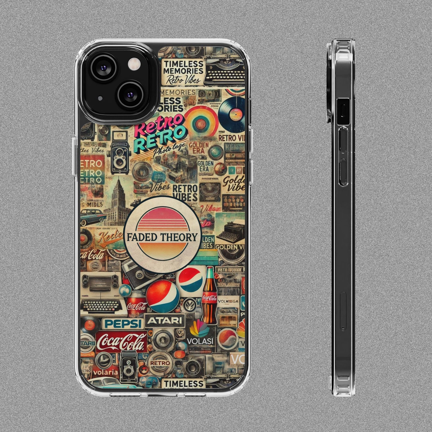 La Collagé Clear Phone Case