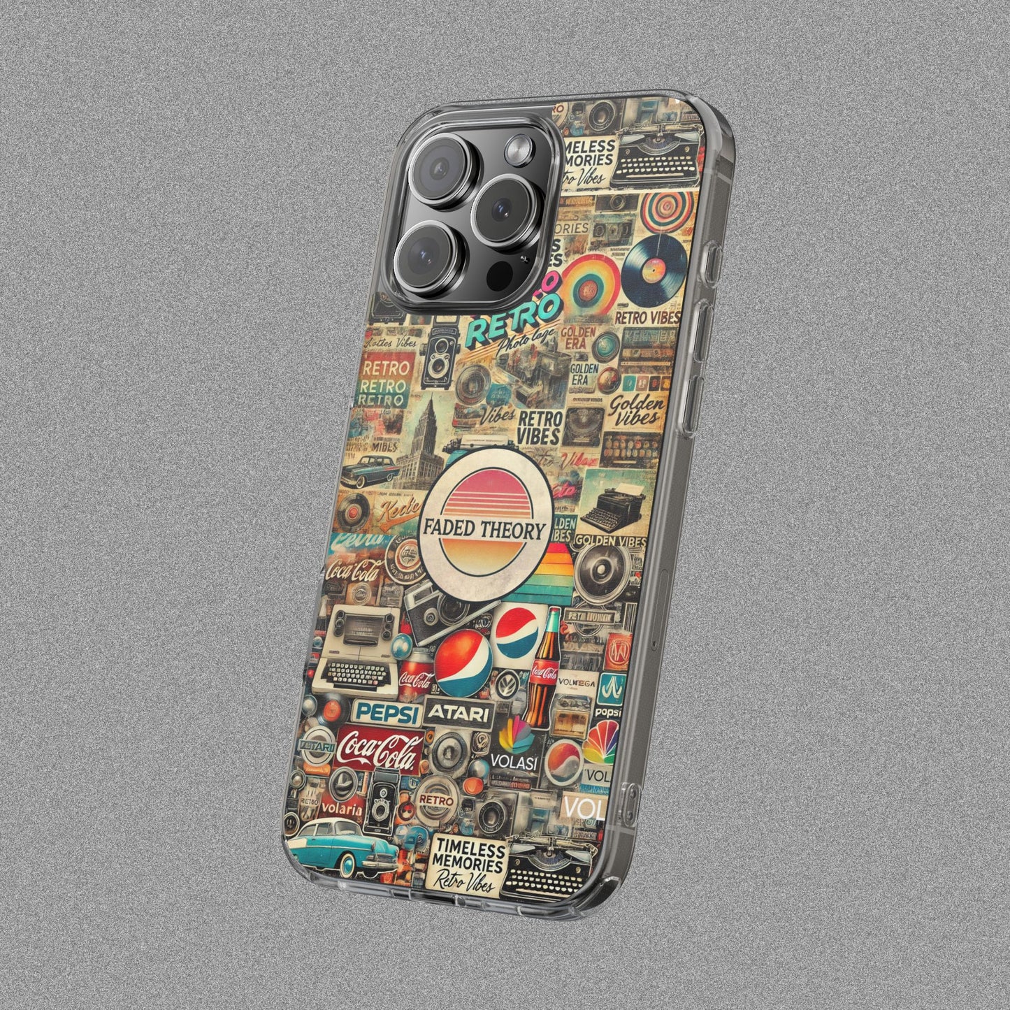 La Collagé Clear Phone Case