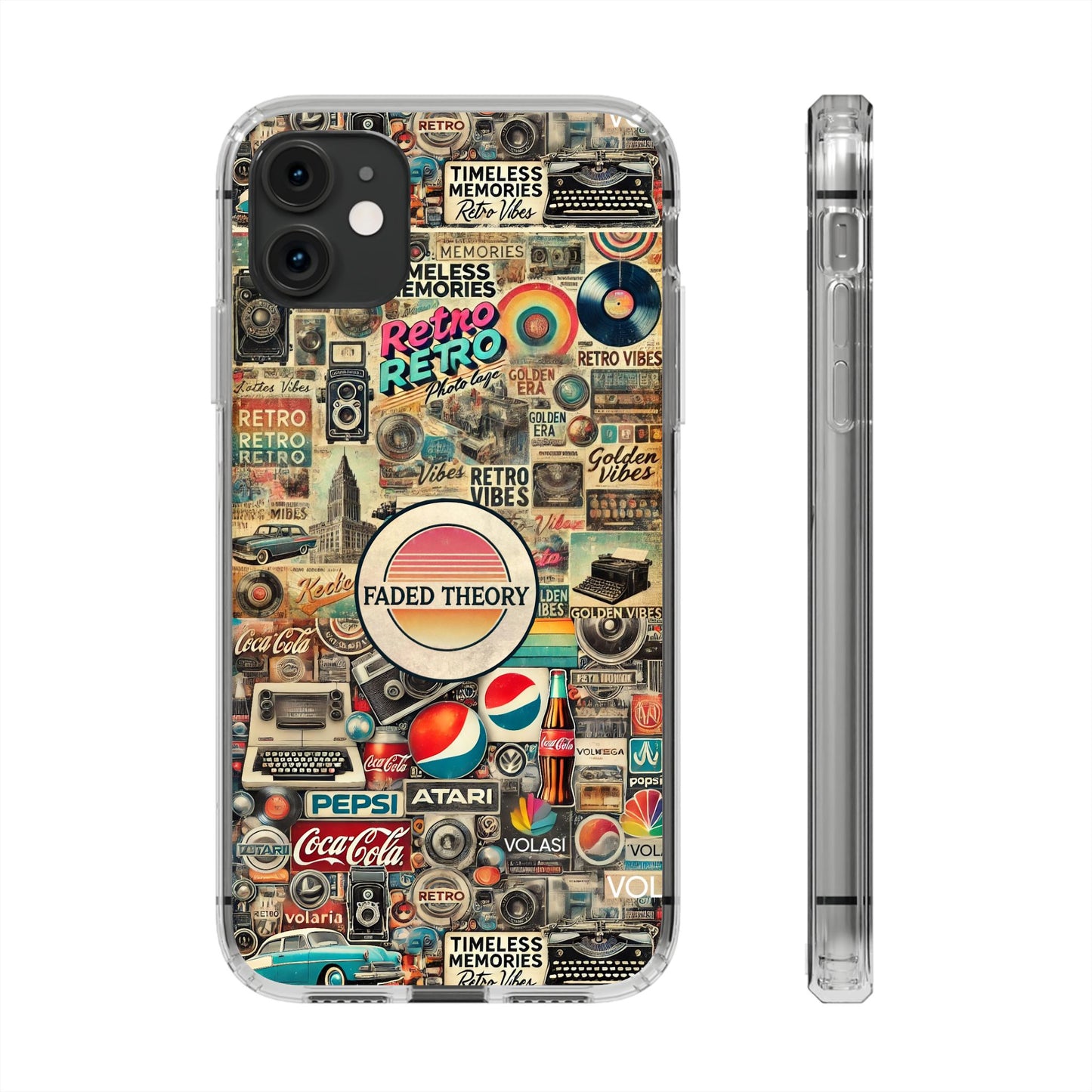 La Collagé Clear Phone Case