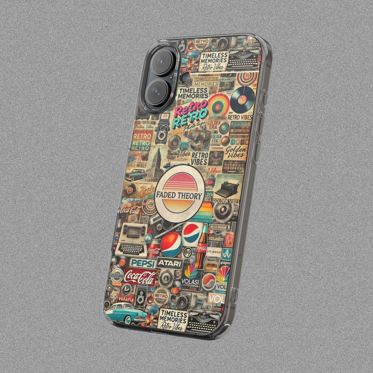 La Collagé Clear Phone Case