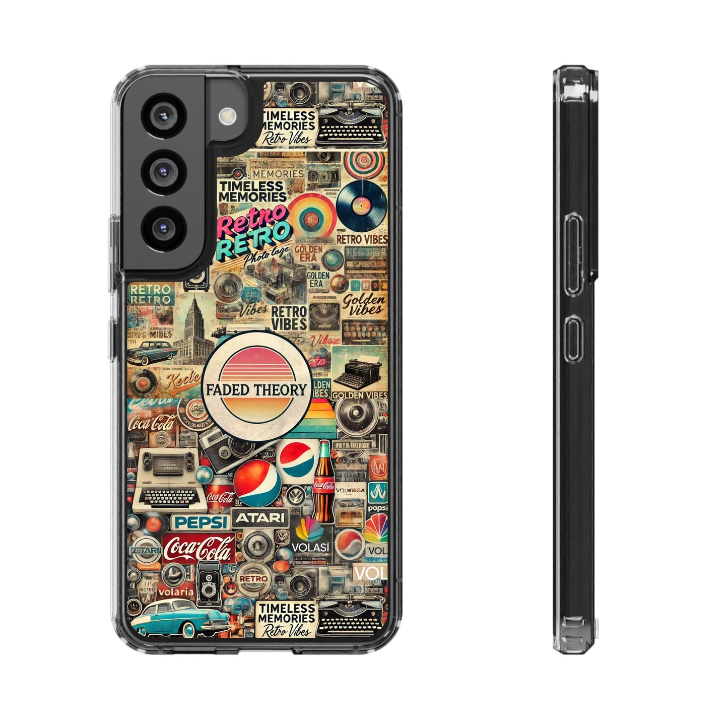 La Collagé Clear Phone Case