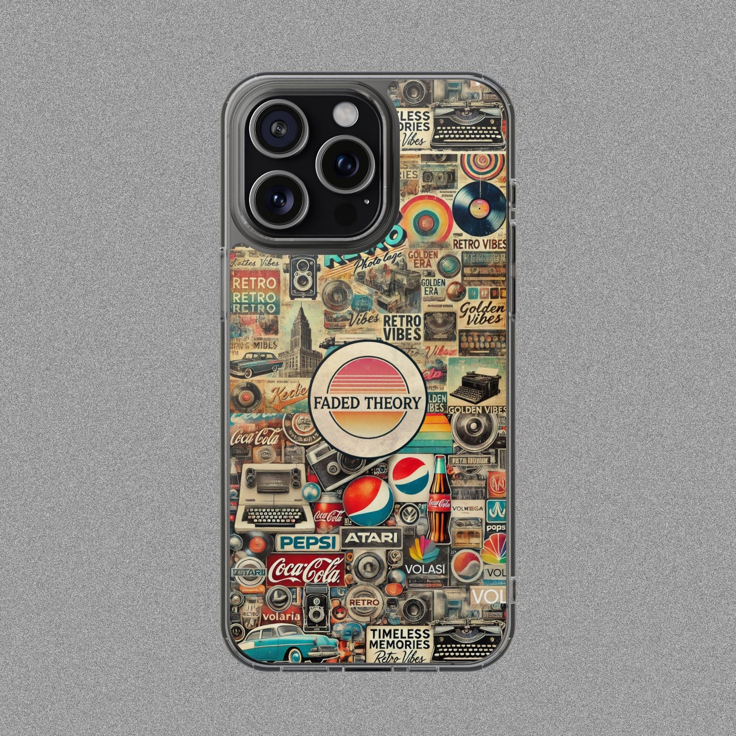 La Collagé Clear Phone Case