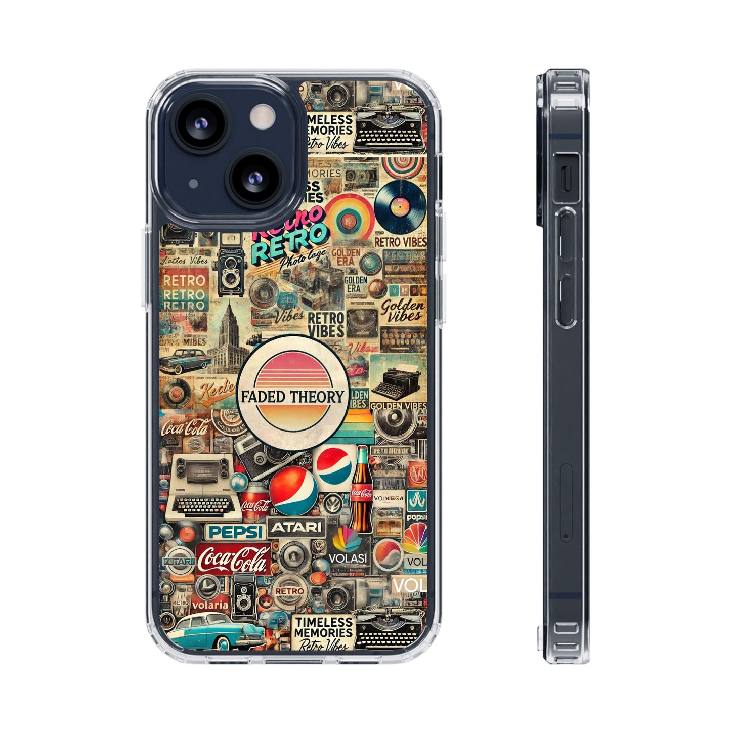 La Collagé Clear Phone Case