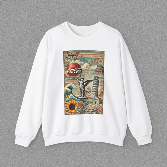 Cola Collage Crewneck Sweatshirt