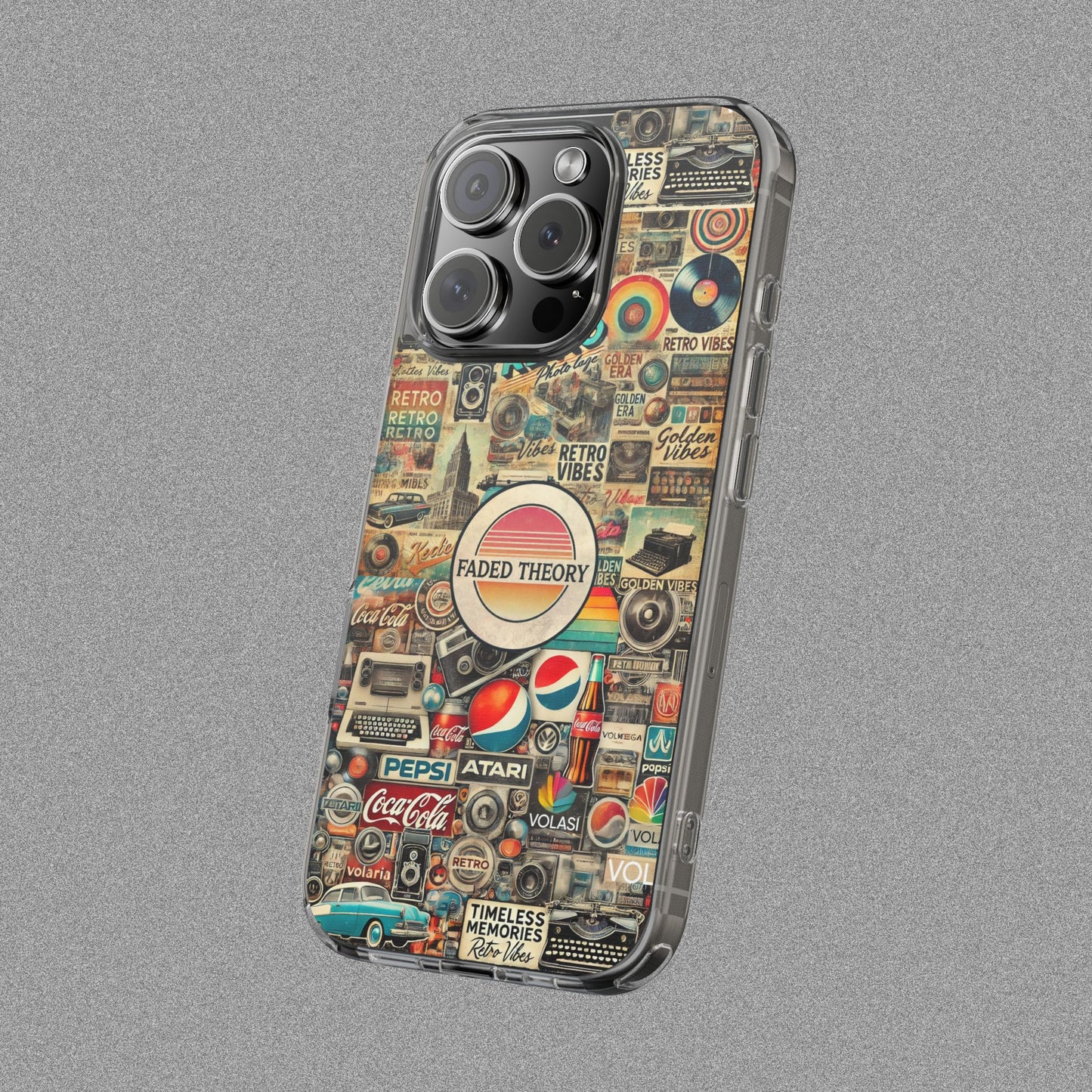 La Collagé Clear Phone Case