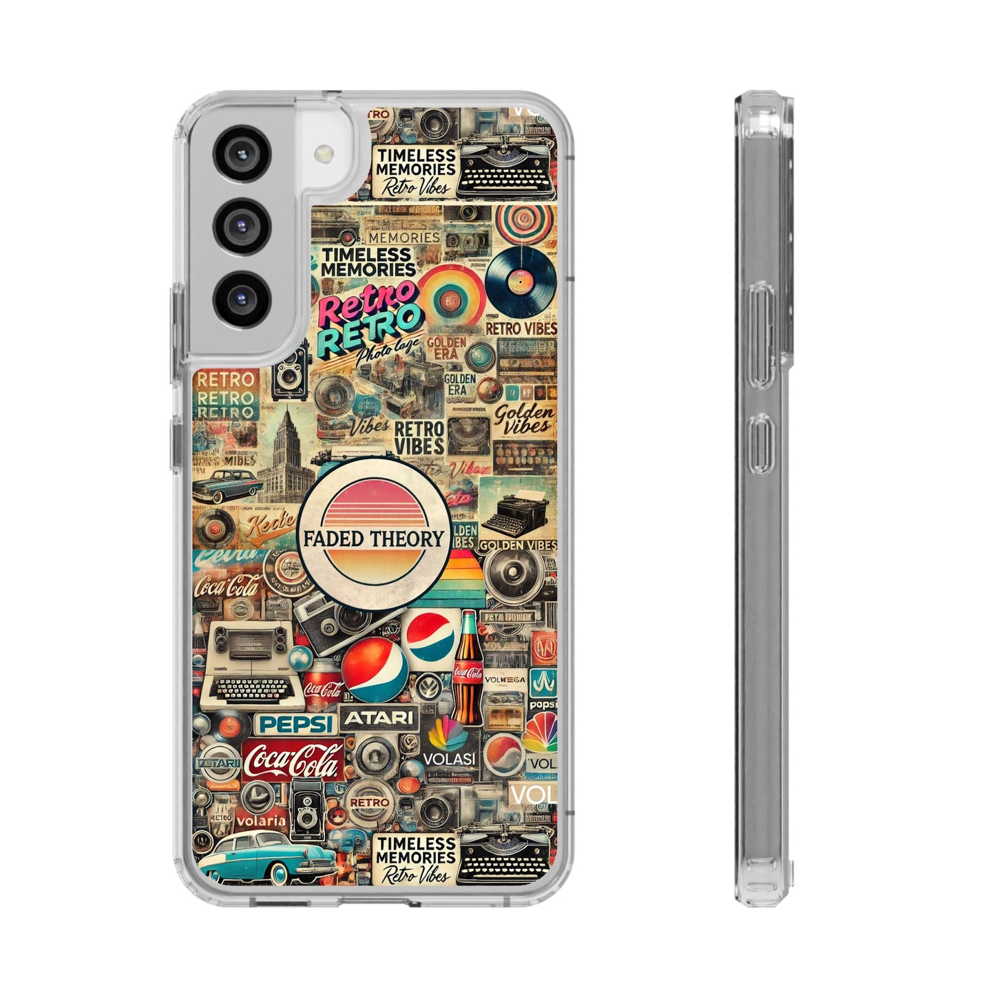 La Collagé Clear Phone Case